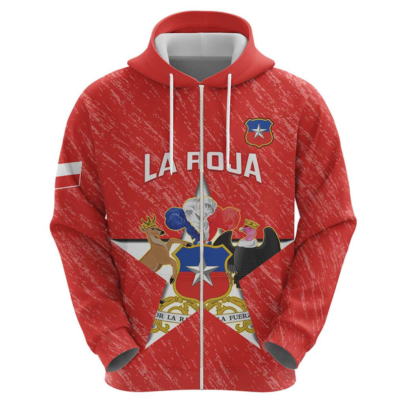 Custom Chile Football Vamos La Roja Hoodie