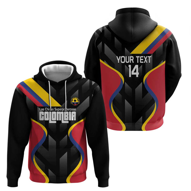 Custom Colombia Football Vamos Las Chicas Superpoderosas Hoodie
