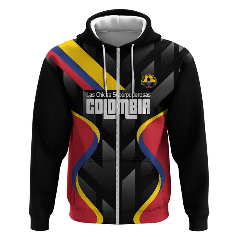 Custom Colombia Football Vamos Las Chicas Superpoderosas Hoodie