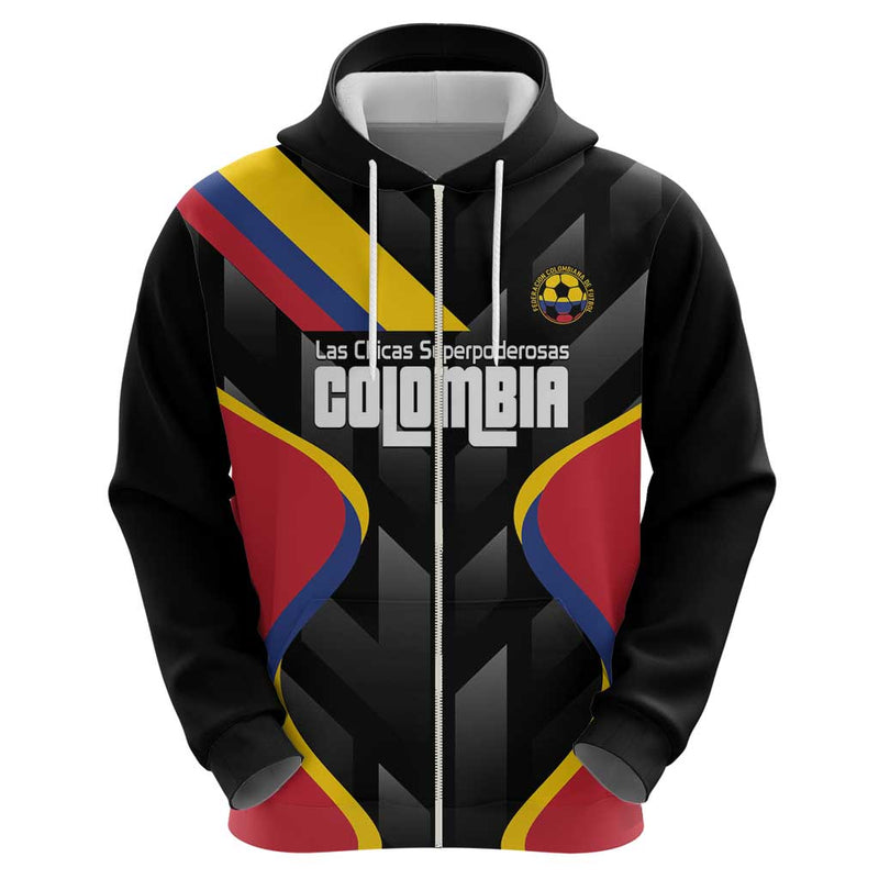 Custom Colombia Football Vamos Las Chicas Superpoderosas Hoodie