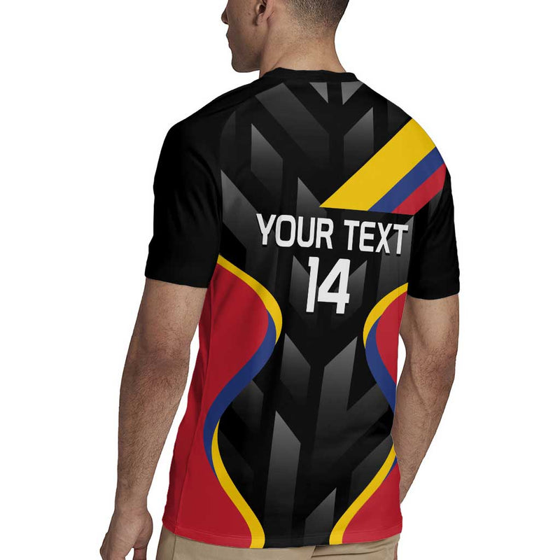 Custom Colombia Football Vamos Las Chicas Superpoderosas Rugby Jersey
