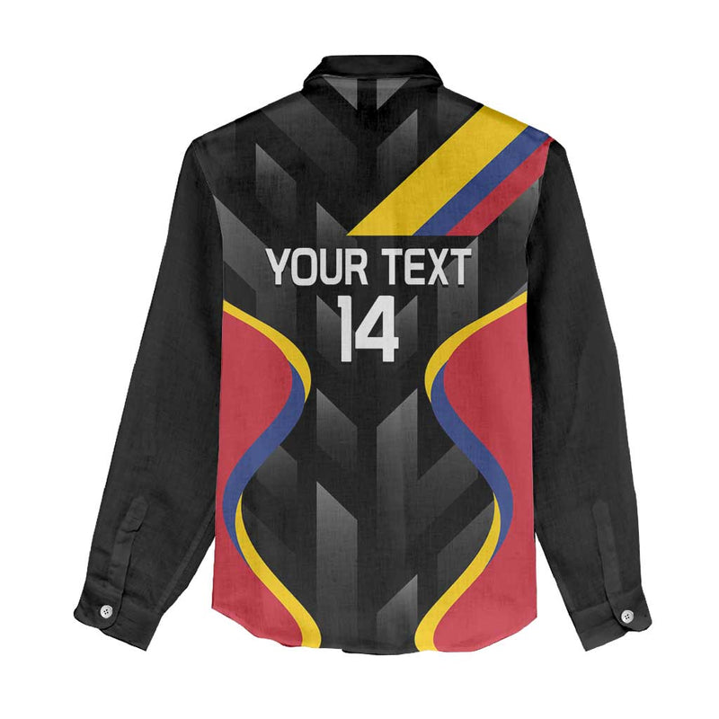 Custom Colombia Football Vamos Las Chicas Superpoderosas Women Casual Shirt