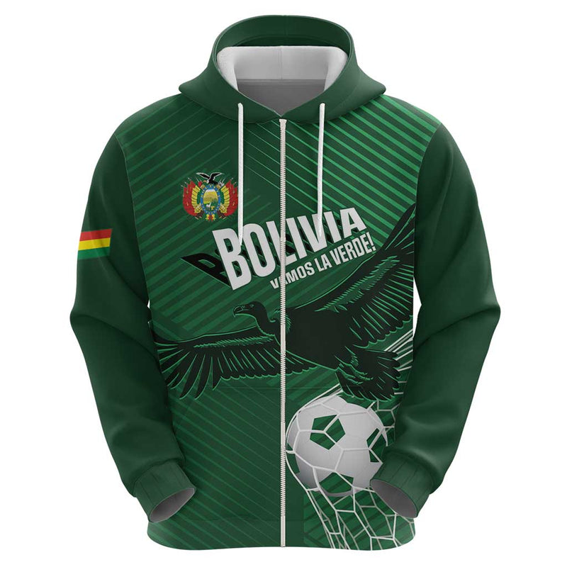 Custom Bolivia Football Vamos La Verde Hoodie