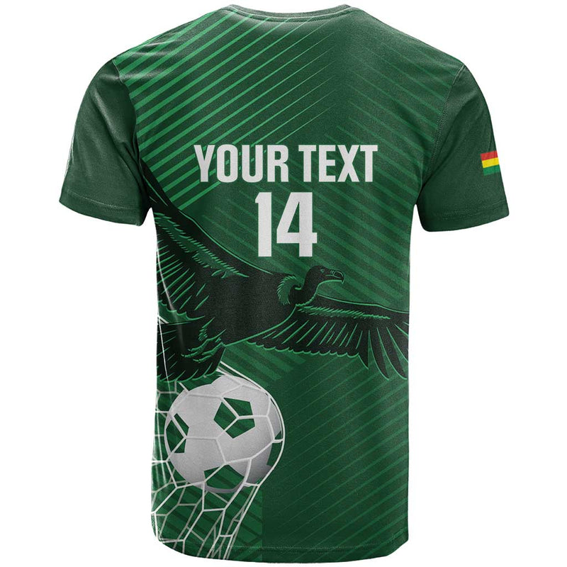 Custom Bolivia Football Vamos La Verde T Shirt