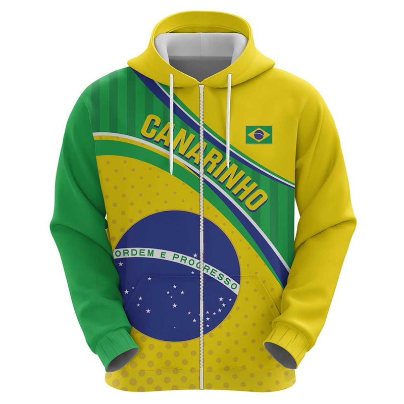 Custom Brazil Football Vamos Canarinho Hoodie