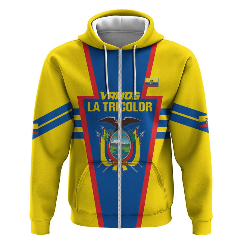 Custom Ecuador Football Vamos La Tricolor Hoodie