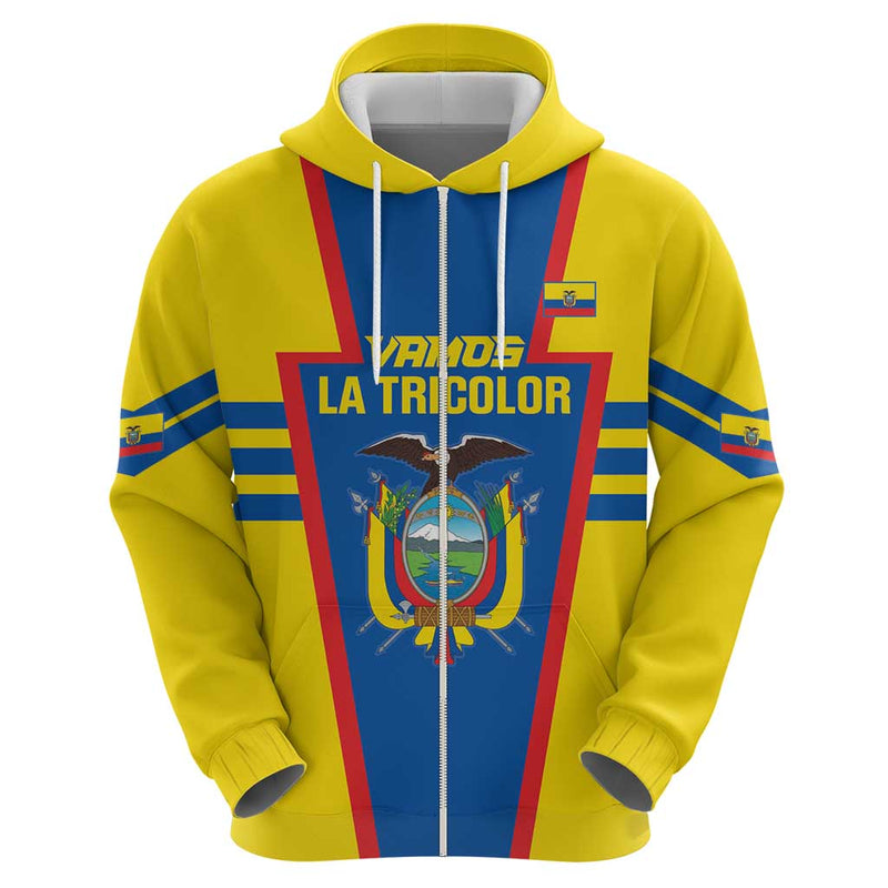 Custom Ecuador Football Vamos La Tricolor Hoodie