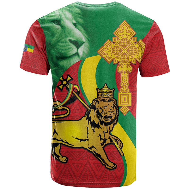 Ethiopia National Day Ethiopia Lion of Judah African Pattern T Shirt