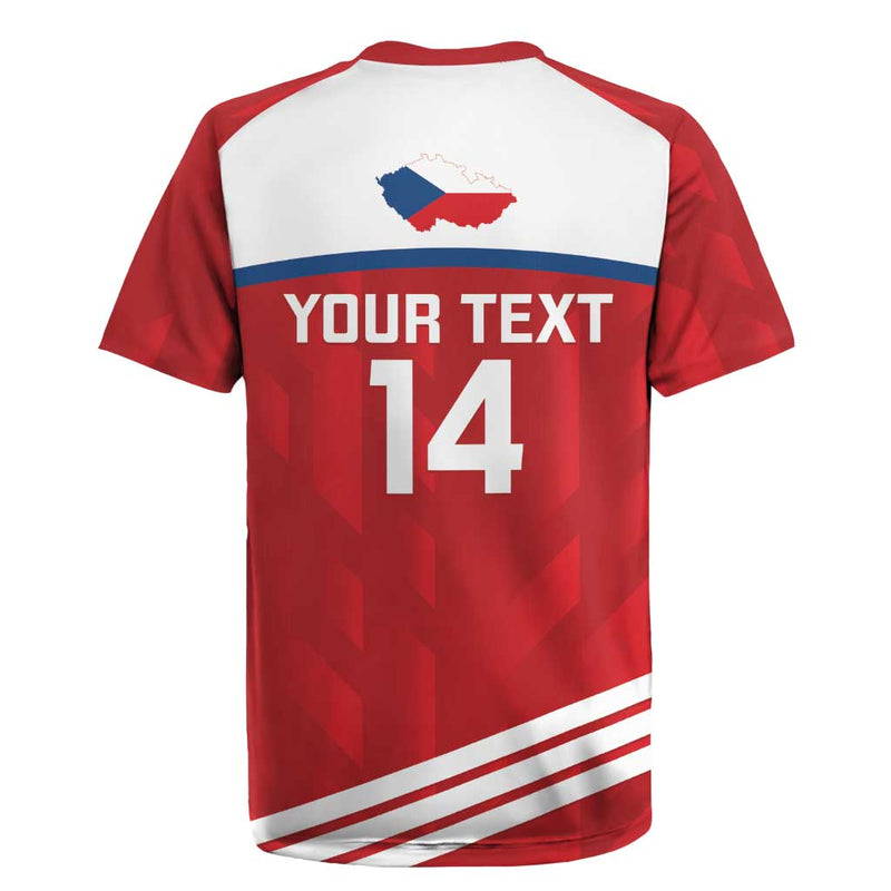 Custom Czech Republic Football Go Czechia - Sporty Style Rugby Jersey