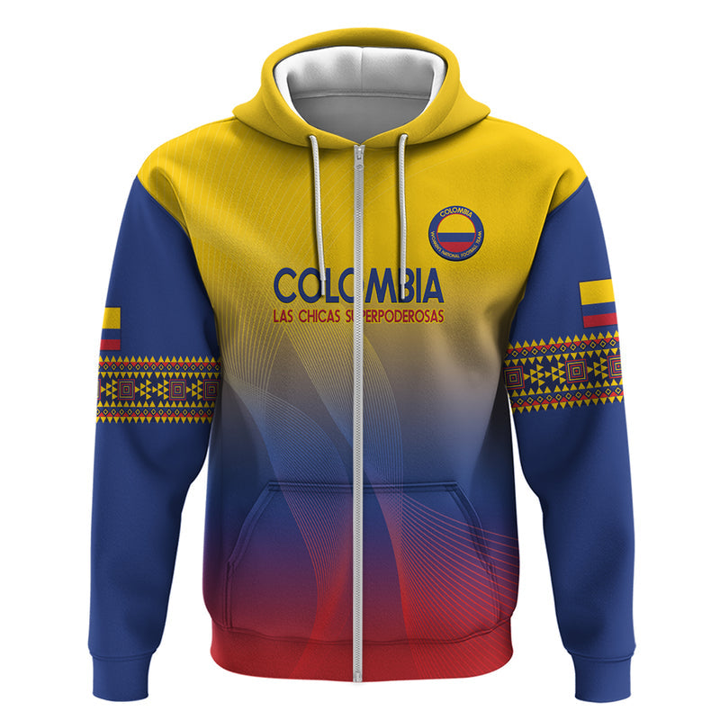 Custom Colombia Football Summer 2024 Las Chicas Superpoderosas Hoodie