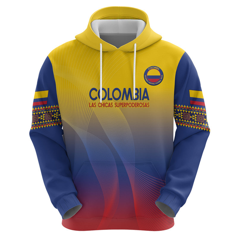 Custom Colombia Football Summer 2024 Las Chicas Superpoderosas Hoodie