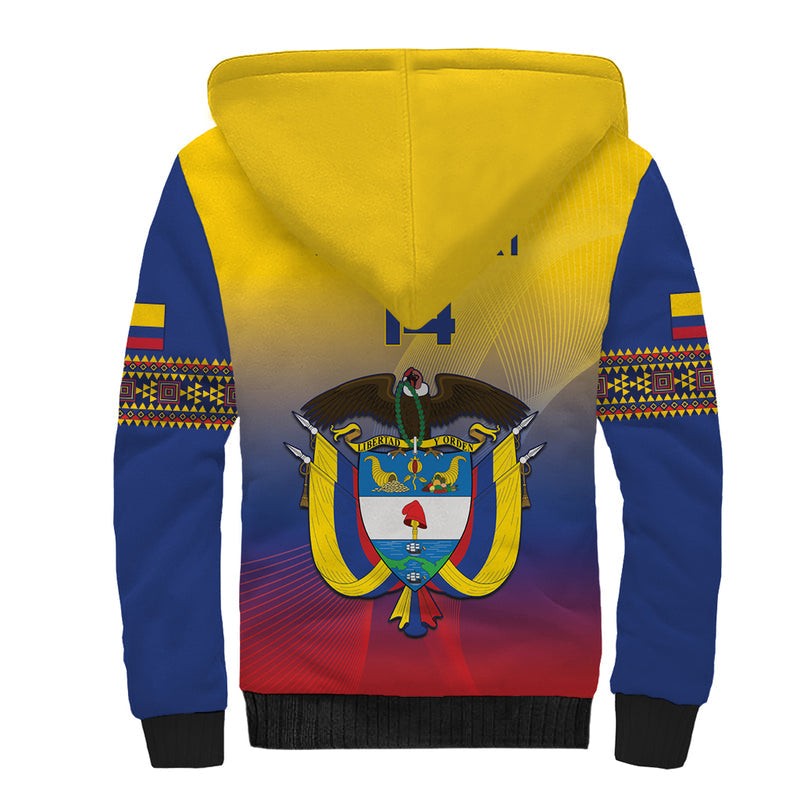 Custom Colombia Football Summer 2024 Las Chicas Superpoderosas Sherpa Hoodie