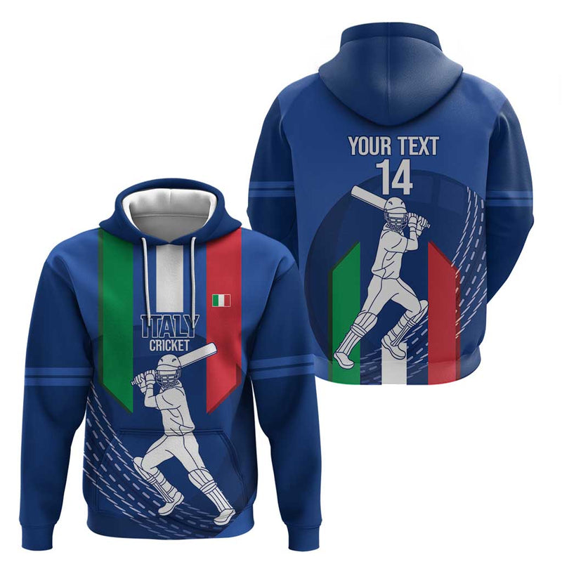Custom Italy Cricket Go Gli Azzurri Hoodie