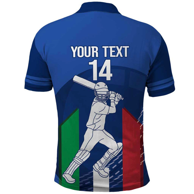 Custom Italy Cricket Go Gli Azzurri Polo Shirt
