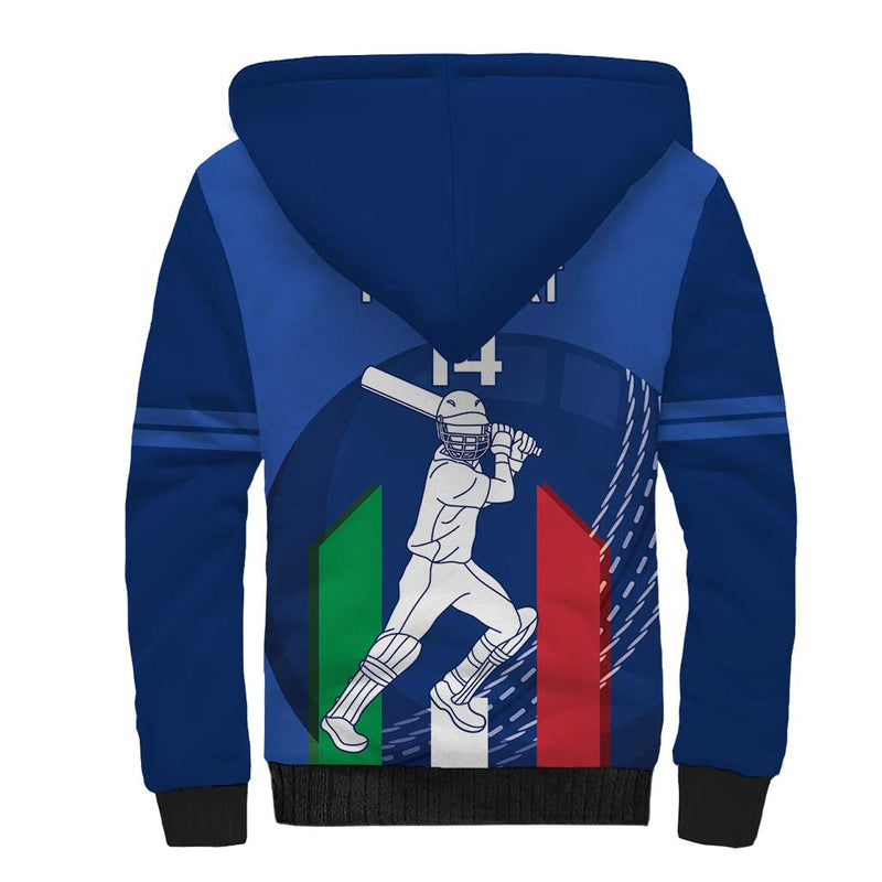 Custom Italy Cricket Go Gli Azzurri Sherpa Hoodie