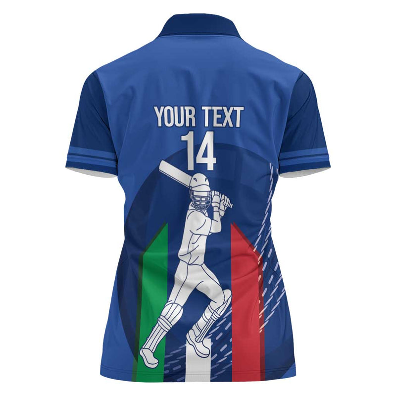 Custom Italy Cricket Go Gli Azzurri Women Polo Shirt