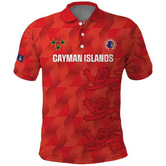 Custom Cayman Islands Football 2025 Go Champions Polo Shirt