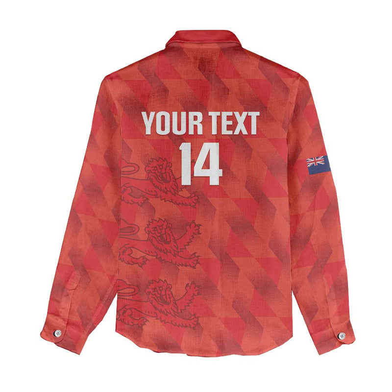 Custom Cayman Islands Football 2025 Go Champions Women Casual Shirt