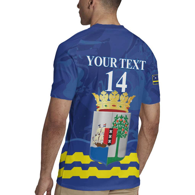 Custom Curacao Football La Familia Azul Rugby Jersey