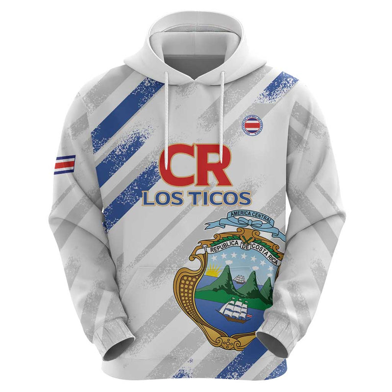 Custom Costa Rica Football Go Champions Los Ticos Hoodie