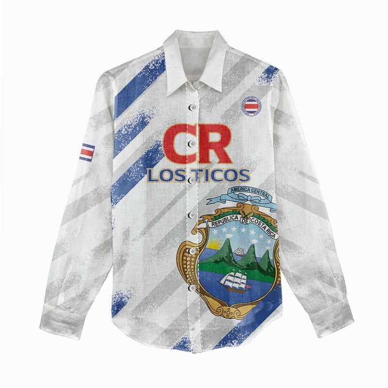 Custom Costa Rica Football Go Champions Los Ticos Women Casual Shirt
