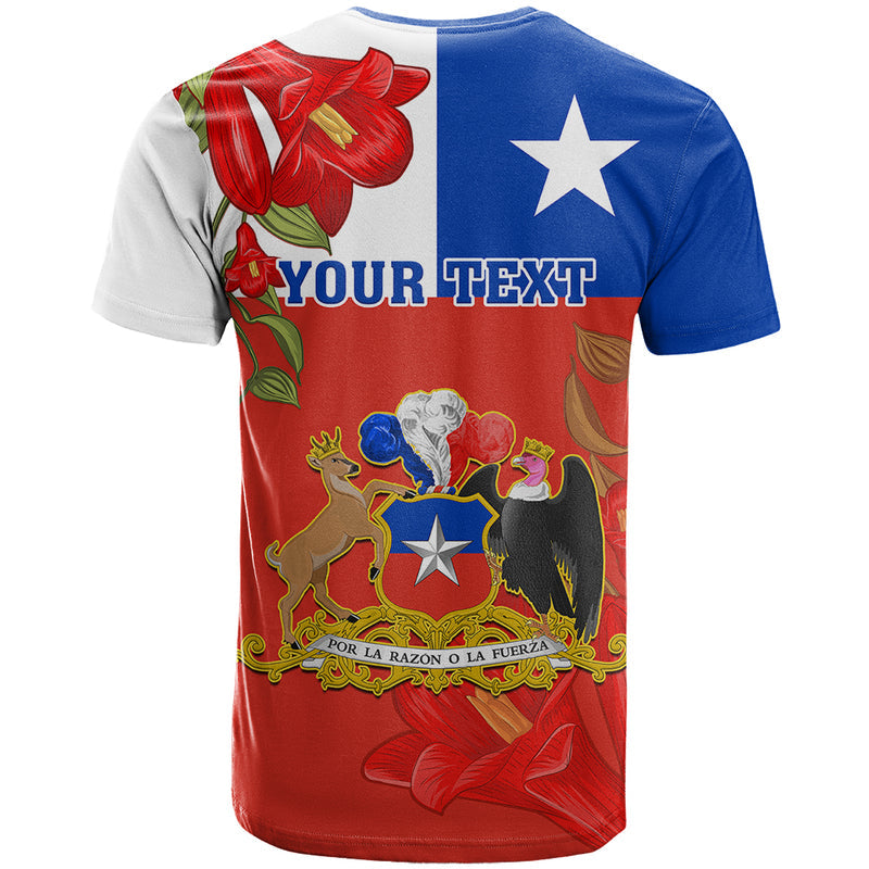 Custom Chile Independence Day Chilean Copihue Felices Fiestas Patrias T Shirt