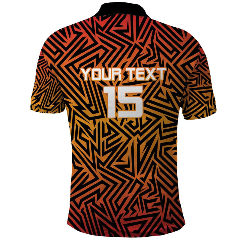 Custom South Africa Eastern Cape Cricket Go Sunrisers Polo Shirt