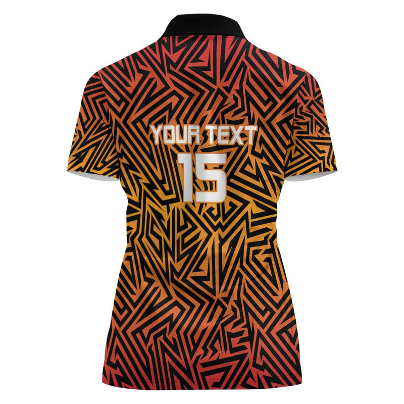Custom South Africa Eastern Cape Cricket Go Sunrisers Women Polo Shirt