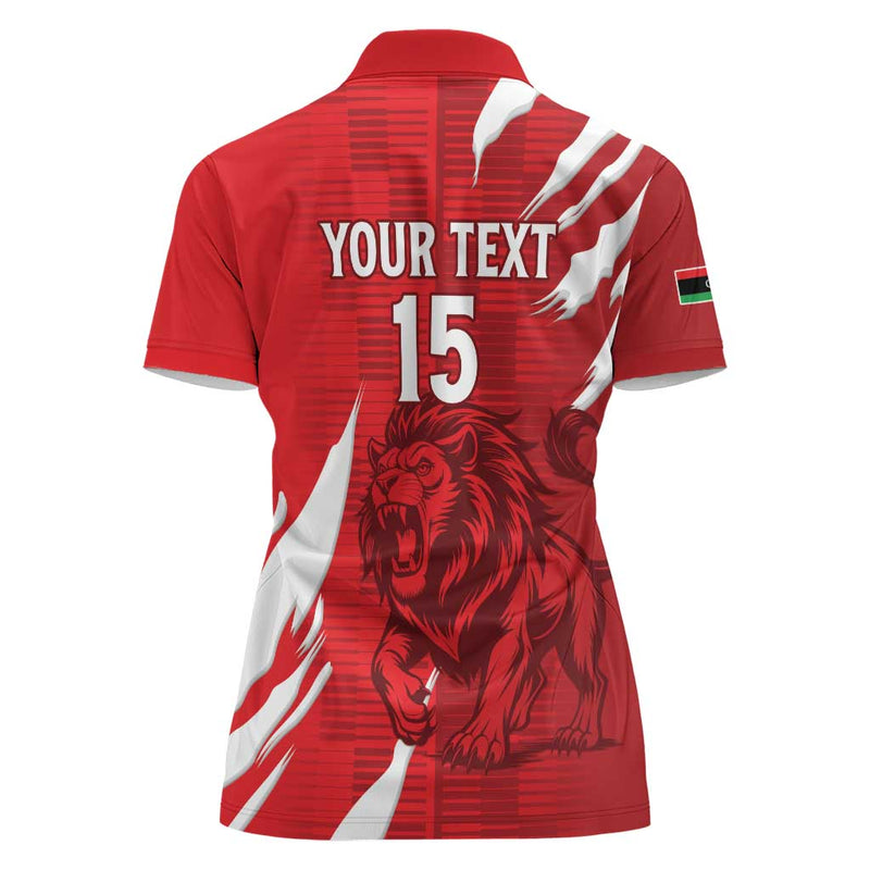 Custom Libya Football Forza Libya Women Polo Shirt