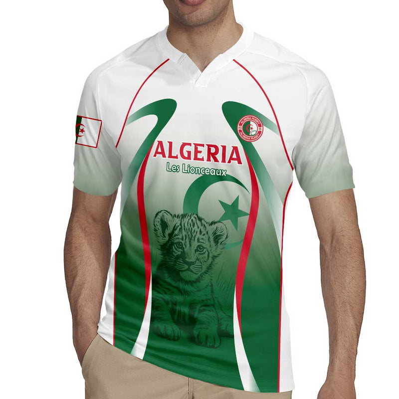 Algeria Rugby Custom Go Lion Cubs Rugby Jersey
