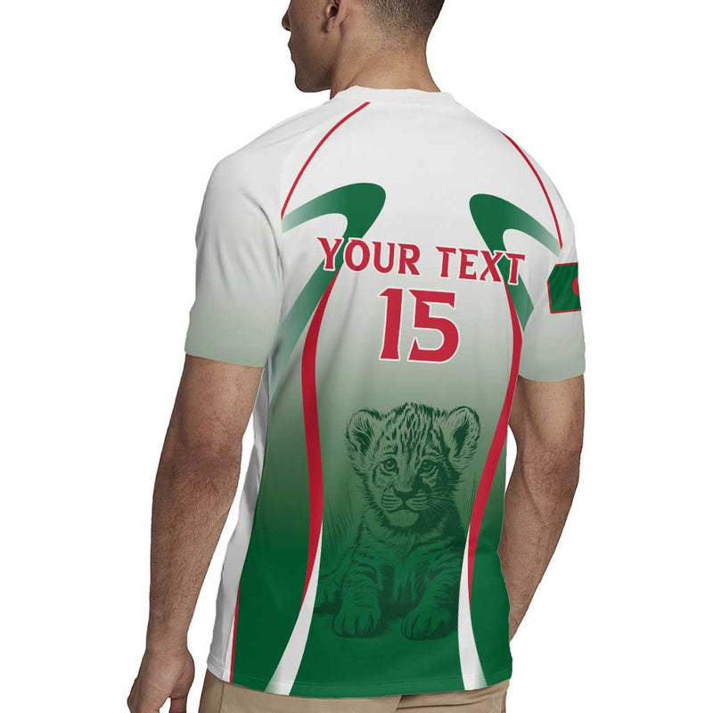 Algeria Rugby Custom Go Lion Cubs Rugby Jersey