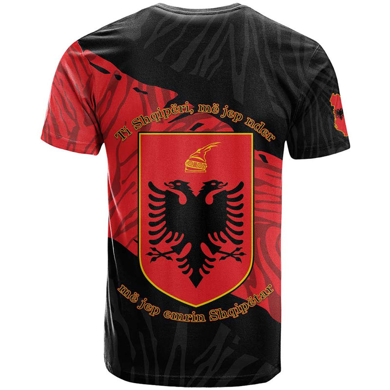 Albania Independence Day Albanian Eagle - Grunge Style T Shirt