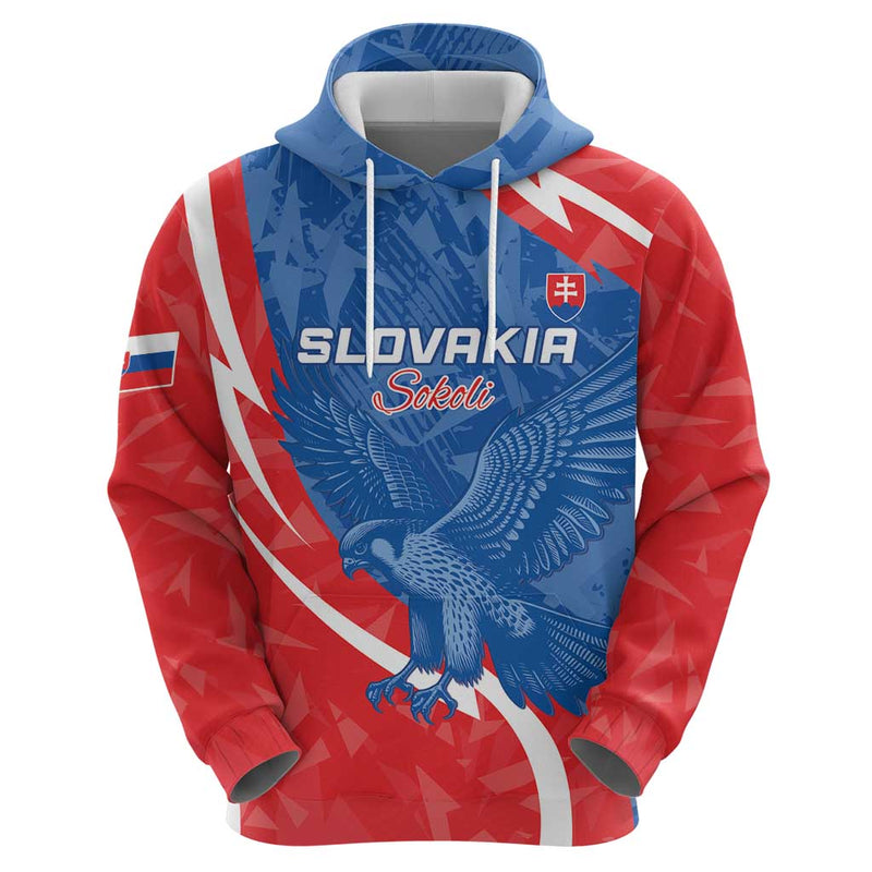 Custom Slovakia Football Come On Sokoli Hoodie