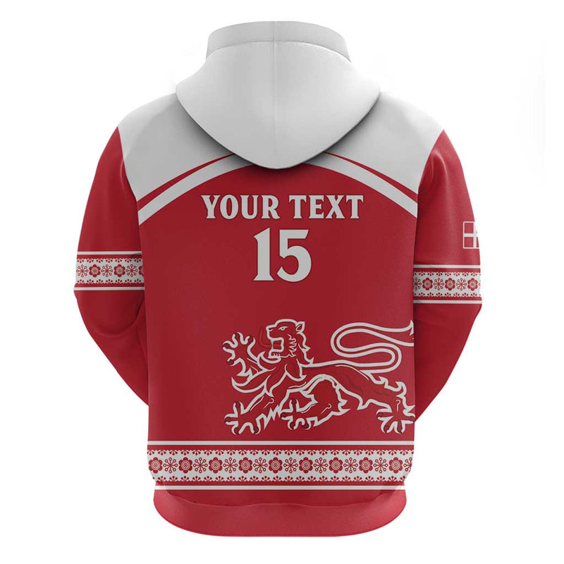 Custom Denmark Hockey Come On Danish Lions Hoodie