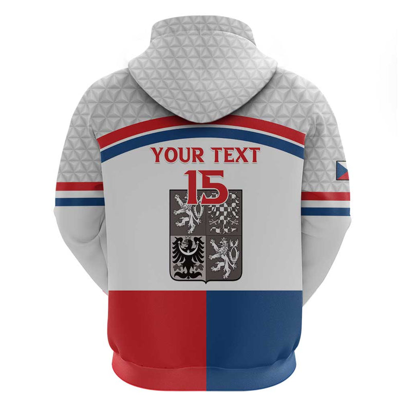 Custom Czech Hockey Go Cesko Hoodie