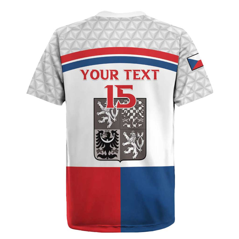 Custom Czech Hockey Go Cesko Rugby Jersey