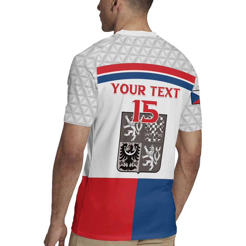 Custom Czech Hockey Go Cesko Rugby Jersey