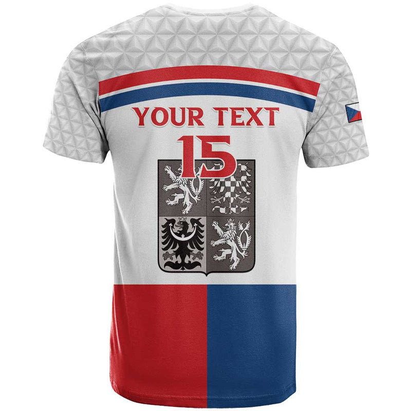 Custom Czech Hockey Go Cesko T Shirt