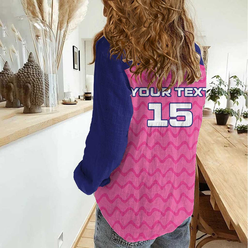 Custom South Africa Paarl Cricket We Are Champions Women Casual Shirt