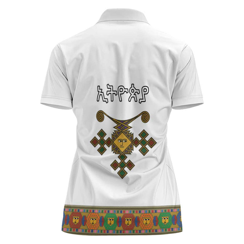 Ethiopia Saba Kemis Habesha Style Women Polo Shirt