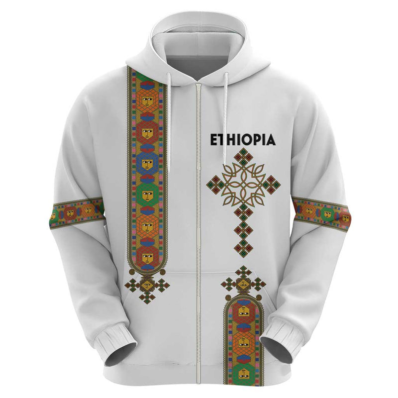 Ethiopia Saba Kemis Ethiopian Cross Lion Of Judah Hoodie