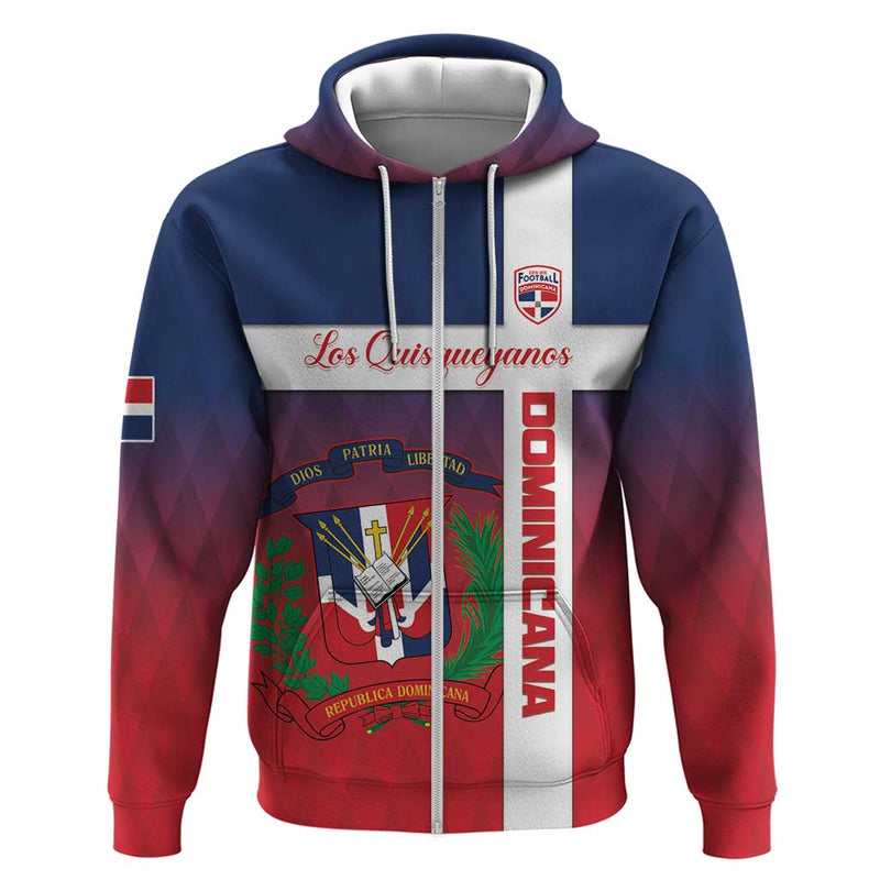 Custom Dominican Republic Football Come On Los Quisqueyanos Hoodie