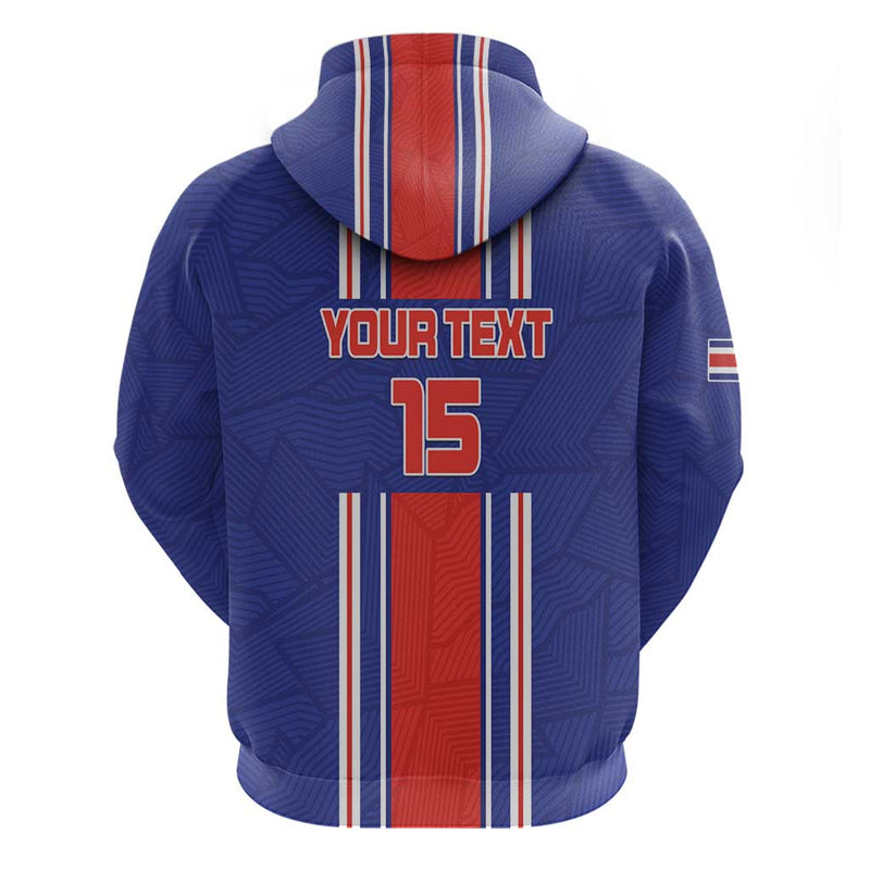 Custom Costa Rica Football Vamos Ticos! Hoodie