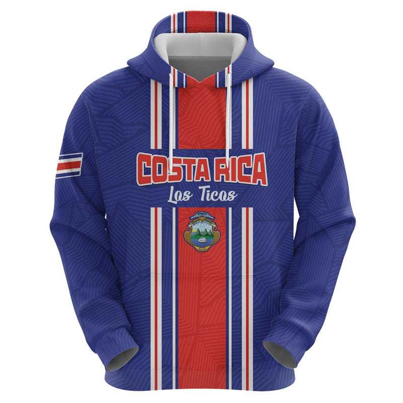 Custom Costa Rica Football Vamos Ticos! Hoodie