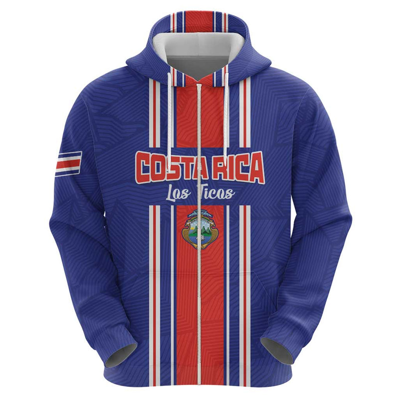 Custom Costa Rica Football Vamos Ticos! Hoodie