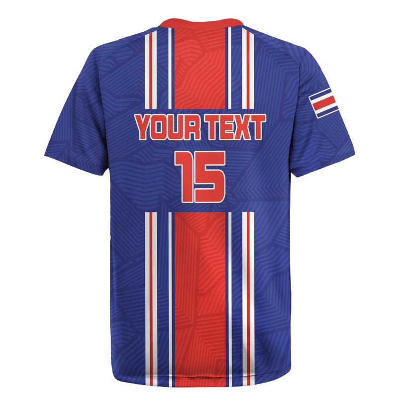 Custom Costa Rica Football Vamos Ticos! Rugby Jersey