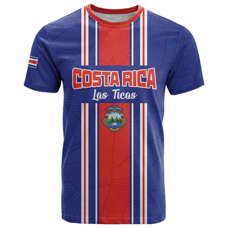 Custom Costa Rica Football Vamos Ticos! T Shirt