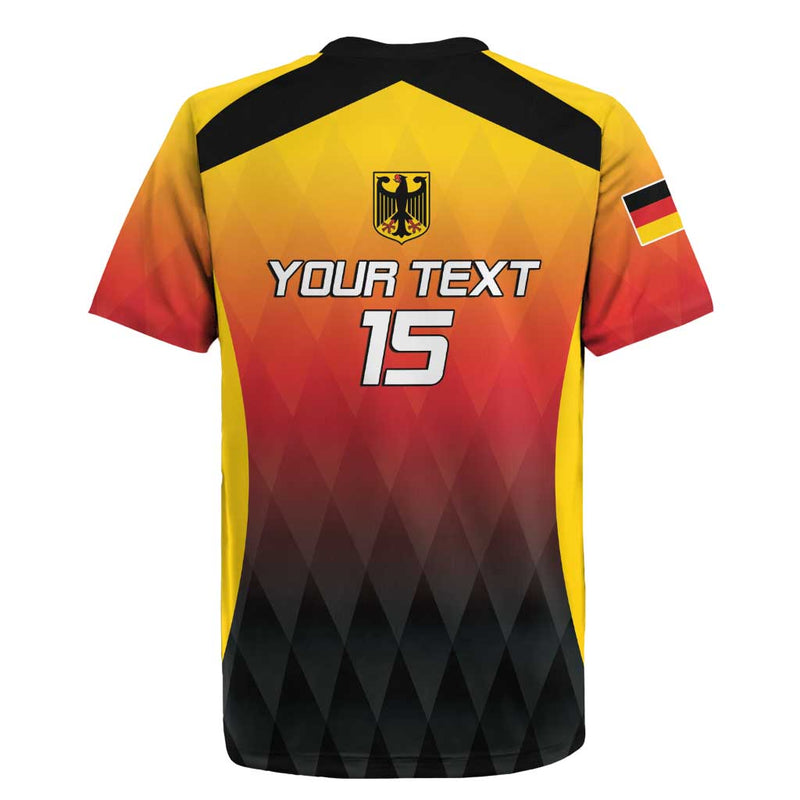 Custom Germany Basketball European Champions 2025 Rugby Jersey
