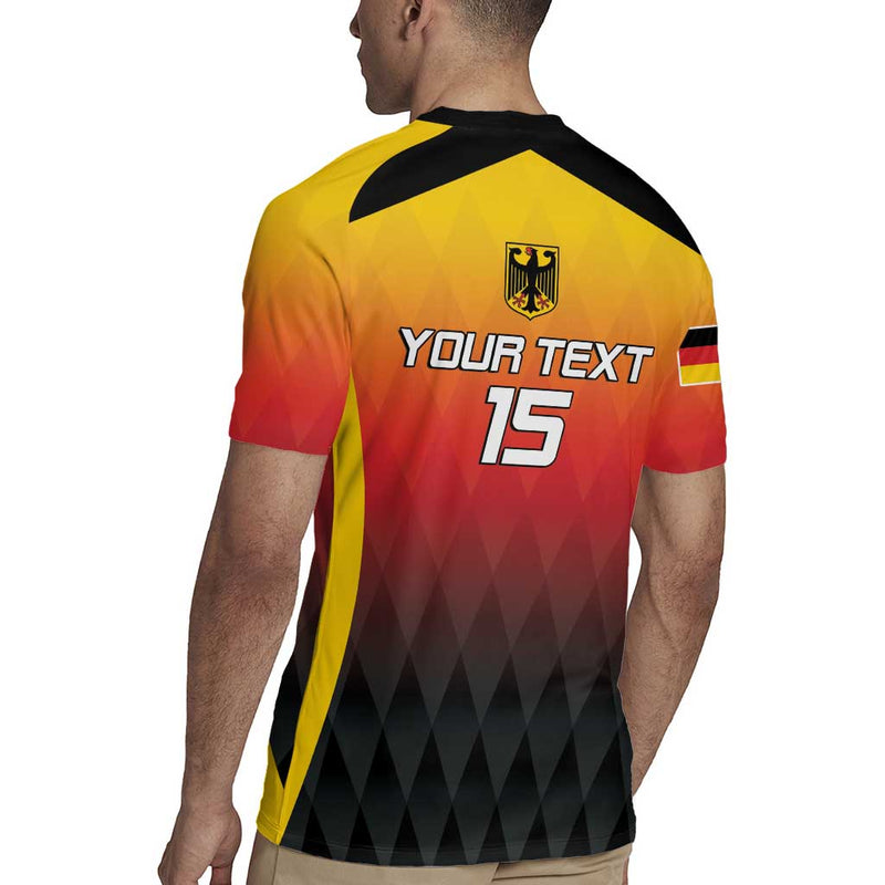 Custom Germany Basketball European Champions 2025 Rugby Jersey