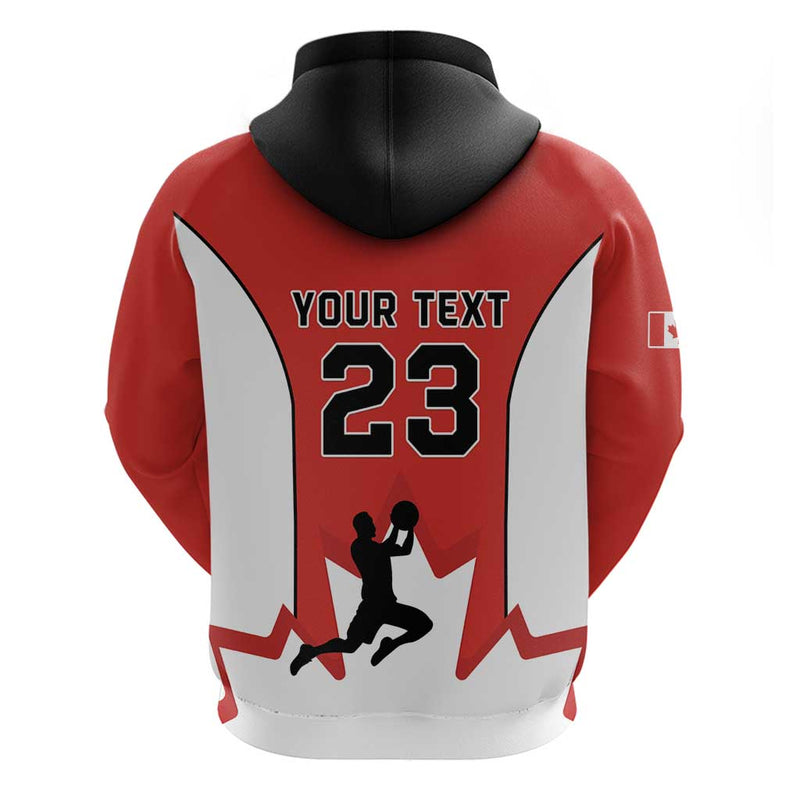 Custom Canada Basketball Go Champions Team Canada Hoodie